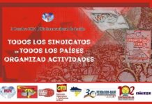 3 Octubre 2021: Día Internacional de Acción de la Federación Sindical Mundial con el lema: VIDA DIGNIFICADA ¡para los trabajadores y los pueblos de todo el mundo!