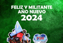 WFTU: Mensaje Año Nuevo de FSM