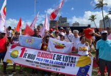 FLEMACON presente na celebração do 1º de Maio, na Bahia, Brasil